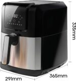Hisense H06AFBS1S3 Friteuse à air - noir/acier inoxydable - Image 2