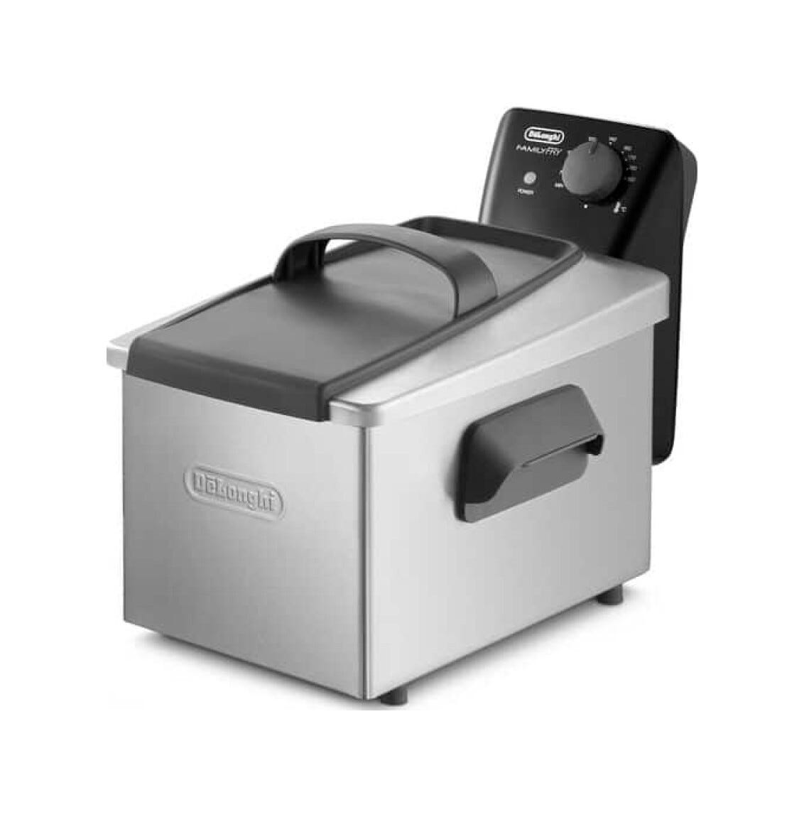 562660_0 De longhi F32110CZ Cool Zone Friteuse électrique - acier inoxydable / noir - Image 1