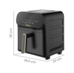 Ardes ARFRYA04 Eldorada Friteuse à air 6 litres - noire - Image 3