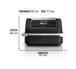 Ninja AF550EU FlexDrawer Friteuse à air chaud avec double panier, 6,6 L, 6 programmes, format familial, pièces compatibles lave-vaisselle, séparateur amovible - Image 2