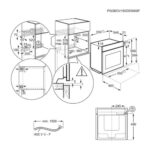 Four pyrolytique encastrable AEG NBE7P731AB Série 7000 Mealassist 60 cm, noir - Image 4