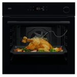 Four à vapeur pyrolytique AEG nbr7p631sb Série 7000 MealAssist avec SteamCrisp 60 cm noir