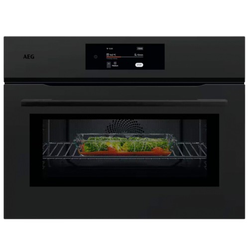 aeg-nkk8n721t-serie-8000-mealassist-combiquick-forno-combinato-a-microonde-h-45-cm-nero-opaco Four combiné micro-ondes AEG NKK8N721T Série 8000 Mealassist Combiquick, hauteur 45 cm, noir mat - Image 1
