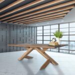 Air table fabrication artisanale en bois massif - Image 2