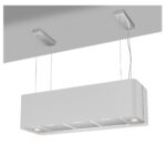 Airforce f181 xxl hotte îlot 100 cm blanc