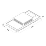 Airforce f207 Hotte de plafond Easy Fit 100 cm blanc - Image 4