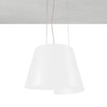 Hotte îlot Airforce Sharp diamètre 50 cm blanc