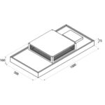 Airforce Silhouette Easy Fit hotte de plafond 100 cm noir - Image 5