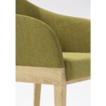 Alma design Agata  fauteuil en tissu vert + cendre - Image 3