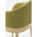 Alma design Agata  fauteuil en tissu vert + cendre - Image 4