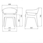 Alma design Alma desing Jo  Fauteuil polyéthylène - Image 3