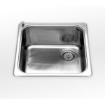 Alpes inox vf 446-d  évier baignoire encastrable 46 cm acier
