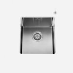 Alpes inox vsr 34  évier vasque sous plan cm acier