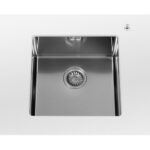 Alpes inox vsr 40  évier baignoire sous plan 34 cm acier