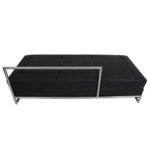 Banquette lit de jour Eileen Gray cuir noir e/16/l - Image 4