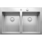 Barazza 1lbo82 B_open évier double cuve 79 cm acier inoxydable