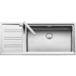 Barazza 1les121rs Easy évier lavabo + égouttoir 116 cm inox