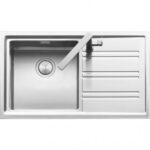 Barazza 1les91pd Easy évier lavabo + égouttoir 86 cm inox