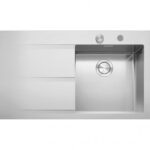 Barazza 1lmdr91s évier + égouttoir 86 cm inox