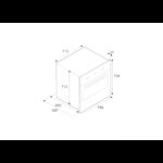 Bertazzoni f30proxt four multifonction encastrable 75 cm inox - Image 2