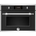 Bertazzoni f457hervtne four à vapeur encastrable compact 60 cm noir