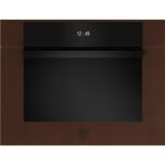 Bertazzoni f457modvtc four à vapeur encastrable compact 60 cm cuivre