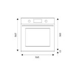 Bertazzoni f6011hervptne four à vapeur encastrable 60 cm noir mat - Image 3