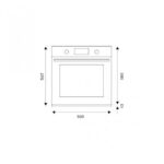 Bertazzoni f6011modptx four multifonction encastrable 60 cm inox - Image 4