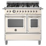 Bertazzoni her96l2eavt plan de cuisine 90 cm ivoire