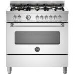 Cuisine à poser en acier inoxydable Bertazzoni mas96l1ext 90 cm