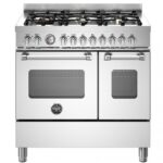 Cuisine à poser en acier inoxydable Bertazzoni mas96l2ext 90 cm
