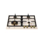 Bertazzoni p604lherag plaque de cuisson à gaz patrimoine 60 cm ivoire - or