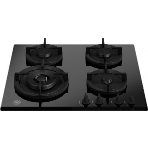 bertazzoni-p604lmodgne-plaque-de-gaz-moderne-60-cm-vitre-ceramique-noir Bertazzoni p604lmodgne table de cuisson à gaz moderne 60 cm vitrocéramique noire - Image 1