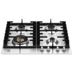 Bertazzoni p604lmodx table de cuisson à gaz moderne 60 cm en acier inoxydable