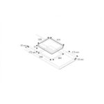 Bertazzoni p604lprogne table de cuisson gaz professionnelle 60 cm vitrocéramique noire - Image 4