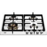 Bertazzoni p604lprox table de cuisson à gaz professionnelle 60 cm inox