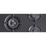Bertazzoni p755cmodgne table de cuisson à gaz moderne 75 cm vitrocéramique noire - Image 4