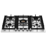 Bertazzoni p755cmodx table de cuisson à gaz moderne 75 cm en acier inoxydable