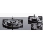 Bertazzoni p755cprogne table de cuisson à gaz professionnelle 75 cm vitrocéramique noire - Image 3