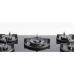 Bertazzoni p905cprogne table de cuisson gaz professionnelle 90 cm vitrocéramique noire - Image 3