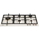 Bertazzoni p905lherac plaque de cuisson à gaz patrimoine 90 cm ivoire / cuivre