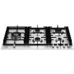 Bertazzoni p905lmodx table de cuisson à gaz moderne 90 cm en acier inoxydable