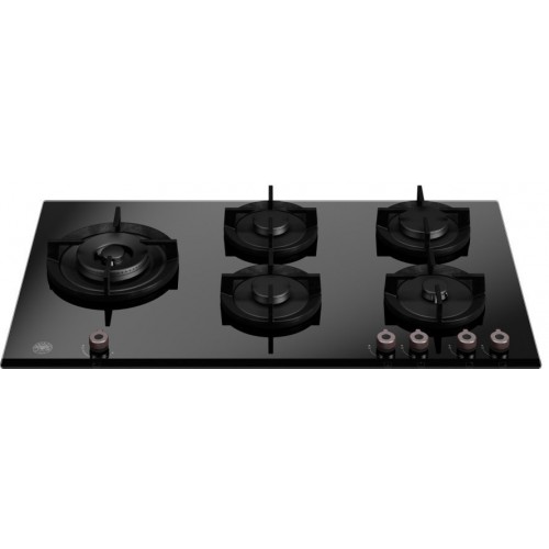 bertazzoni-p905lprogne-plaque-gaz-professionnelle-90-cm-vitroceramique-noir Bertazzoni p905lprogne table de cuisson gaz professionnelle 90 cm vitrocéramique noire - Image 1