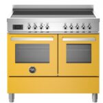 Bertazzoni pro105i2egit cuisinière à induction de comptoir 100 cm jaune