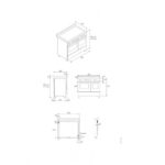 Bertazzoni pro105i2enet cuisinière à induction de comptoir 100 cm noir - Image 2