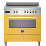 Bertazzoni pro95i1egit cuisine à induction à poser 90 cm jaune
