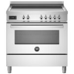Cuisinière à induction de comptoir en acier inoxydable Bertazzoni pro95i1ext 90 cm