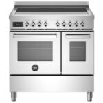 Cuisinière à induction de comptoir en acier inoxydable Bertazzoni pro95i2ext 90 cm