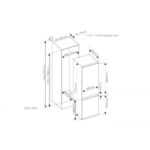 Bertazzoni ref603bbnpvc/20 réfrigérateur congélateur encastrable 60 cm h 177 - Image 2