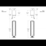 Cave à vin encastrable Bertazzoni wc455blp2t 45 cm avec panneau - Image 2